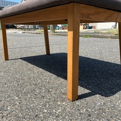 ダイニングチェア　ベンチ　椅子　イス　チェア　ソファ　ソファー　2人掛け　二人掛け　オシャレ家具　インテリア　グレー　ブランド家具【横101奥56背高57.5座高43】の画像