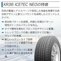 スタッドレスタイヤ【225/60R18 KENDA】４本すべて込総額【62,700円】の画像