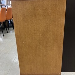 キャビネット　2枚扉　4段　ナチュラル【トレファク堺福田】の画像
