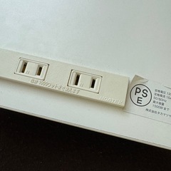 PC ディスプレイ台　コンセント付 2セットの画像