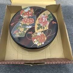 二段茶びつ 茶櫃 漆器 10.5寸 茶器