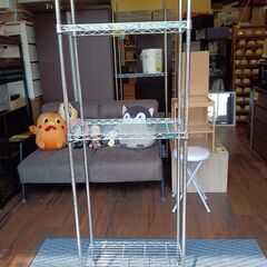 IRIS　OHAYAMA　スチールラック　４段　収納　棚　サイズ（約）幅54.5×奥30×高157　　■近隣配送無料 買取GO‼　栄和店の画像