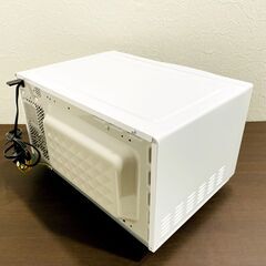 【美品】23年製/ハイアール/電子レンジ/JM-FH18E2/ホワイト/18L/フラット庫内/ヘルツフリー(50/60Hz)/インスタントラーメン専用ボタン搭載/E1ET0601の画像