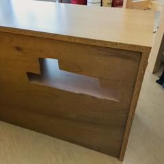 ローボード オシャレ家具 収納箇所多いです。裏板くり抜き取り箇所あり 【こちらは店舗です。浜村鹿野温泉ICから3分 買取本舗 宮本リサイクル 営業時間9～19時 定休日水曜のみ←連絡できませんm(_ _)m】の画像