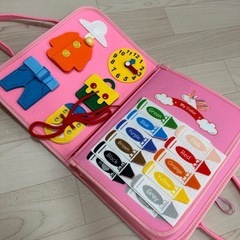【新品】モンテッソーリ 布絵本の画像