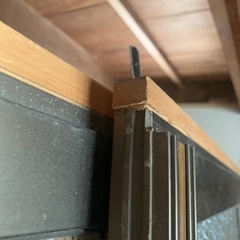 玄関引き戸　サッシ　二枚の画像