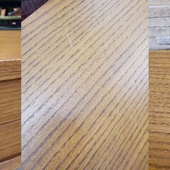 ※(即) 幅160cm ウニコ/UNICO シグネ ローボード テレビボード ナチュラル 木目 天然木 (オーク材) 引出し2個 参考価格 約8万円■奥行38×高さ39.5㎝■近隣配送無料 買取帝国 朝霞店の画像