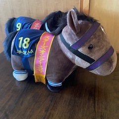 受付終了【美品】競走馬2体セットの画像