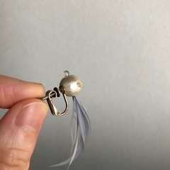 イヤリング　水色の画像