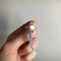 イヤリング　水色の画像