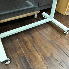 ★昇降式テーブル　スタンディング　デスク　幅60cm　キャスター付き　💳自社配送代引き可💳※現金、クレジット、スマホ決済対応※ 　　　　　　　の画像