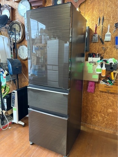 H2909 MITSUBISHI 三菱電機　三菱　3ドア冷蔵庫　　自動製氷付　2020年　405L