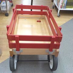 キャリーワゴン 木枠 BEPLIN P-WEE FLYER キッズワゴン キッズカート 子供用品 レッド 西岡店の画像