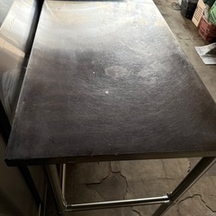 美品 厨房器具　調理台 作業台 1150×600×850mmの画像