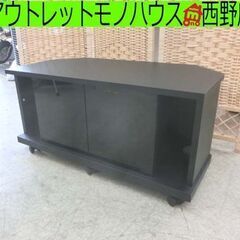 コーナーテレビ台 幅80 黒 32Vまで対応 ケーズデンキ NT...