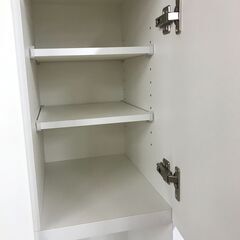 【ジャングルジャングル石川金沢店】 ニトリ キッチンボード ホワイト W88×D39×H180cm ※クリーニング済み												の画像