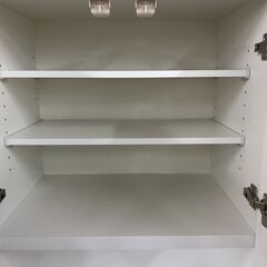 【ジャングルジャングル石川金沢店】 ニトリ キッチンボード ホワイト W88×D39×H180cm ※クリーニング済み												の画像