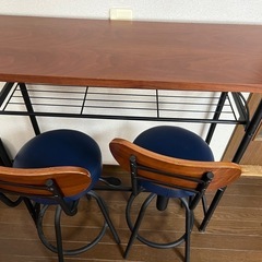 TAMカウンターテーブルチェアセットの画像