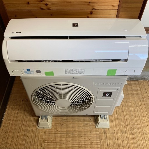 SHARP/シャープ AY-P22TD(室内機) AU-P22TDY(室外機) エアコン 室外機セット リモコン付属 2022年製 A012