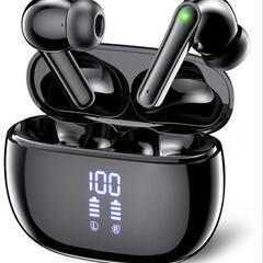 【Bluetooth イヤホン】JGUG 数字LEDディスプレイ表示 両耳ENC　長時間連続再生 自動ペアリング Hi-Fi音質 タッチコントロール Type-C充電 片耳/両耳 左右分離型 小型/軽量の画像