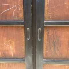 古民家　引き戸　板戸　2枚組　アンティーク建具の画像