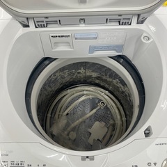 SHARP 縦型洗濯乾燥機　2021年製　8.0kg 4.5kg ES-TX8E-W 【トレファク　川越店】の画像