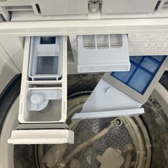 SHARP 縦型洗濯乾燥機　2021年製　8.0kg 4.5kg ES-TX8E-W 【トレファク　川越店】の画像