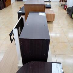 リユースのサカイ太田店★ジモティ割あり★  テレビ台 ダークブラウン H42×D29.5×W89 クリーニング済み OJ10792の画像