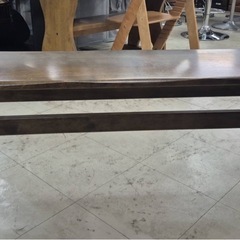 karimoku RUSTIC ベンチ➕ルスティックスツール3点セット の画像