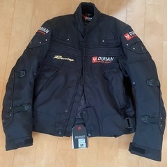 DUHAN バイクジャケット＆パンツセット Mサイズ ブラックの画像