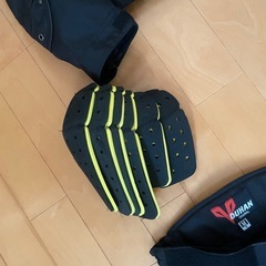 DUHAN バイクジャケット＆パンツセット Mサイズ ブラックの画像