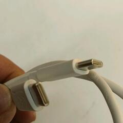 0901-138 USB充電ﾀﾂﾌﾟ5V2A＆ｹｰﾌﾞﾙ USB-C ⇔ C 1mの画像