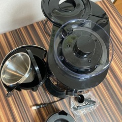 ◆siroca/シロカ　コーン式全自動コーヒーメーカー/SC-C122　シルバー/ガラスサーバー　ドリップ方式　参考価格\19,800-の画像
