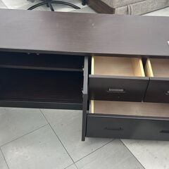 ★リユースのサカイ千葉中央店★期間限定割引有  テレビ台 ブラウン H48×D42×W120 クリーニング済み TC4430            SAKAI家具　の画像