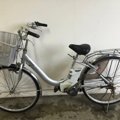 A-79△ v 岐阜発/ パナソニック/ 電動アシスト自転車/ 26インチ/ 3段変速/ バッテリー3Ah2個/ 充電器付き/ 現状品/ R7.5/9 △の画像