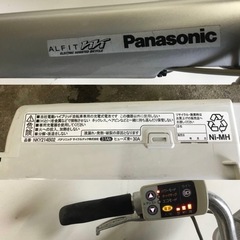 A-79△ v 岐阜発/ パナソニック/ 電動アシスト自転車/ 26インチ/ 3段変速/ バッテリー3Ah2個/ 充電器付き/ 現状品/ R7.5/9 △の画像