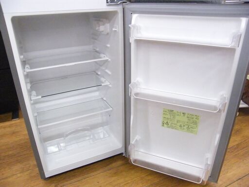 2ドア冷蔵庫 128L 2021年製 シャープ 一百Lクラス SJ-H13E-S 　シルバー系 SHARP 100Lクラス 家電 キッチン家電 札幌市 厚別区
