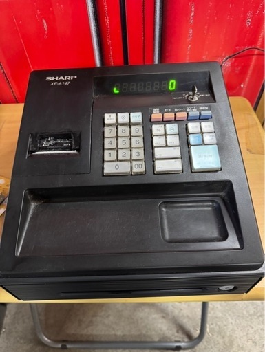 H2911  電子レジスター　動作確認済み　SHARP シャープ　XE-A147