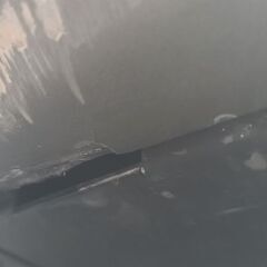 バンパー底部傷、モニター塗装