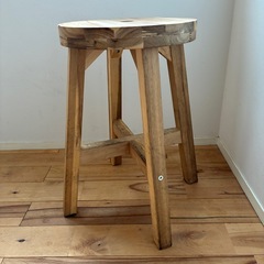 IKEA イケア　 SKOGSTA スコグスタ　 丸椅子 スツール　 高さ45cm 管理Aの画像