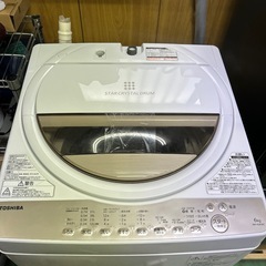 東芝 洗濯機 6kgの画像