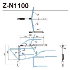 山田照明 デスクライトZ-Light（ゼットライト） Z-N1100BRの画像