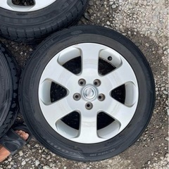 日産純正アルミホイール　16インチ　195/60/16 　2022年製タイヤ4本付の画像