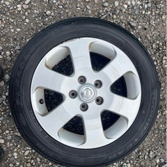 日産純正アルミホイール　16インチ　195/60/16 　2022年製タイヤ4本付の画像