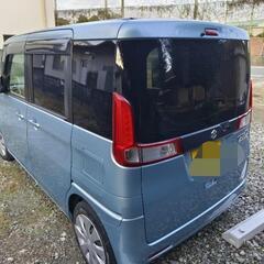 中古車 スズキ スペーシア 青の画像