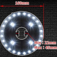 アウトドア用品　パラソル LED ライト　中古品の画像