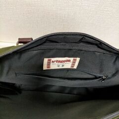 【糸島市内 送料無料】【新品】McGREGOR  マックレガービジネスバッグ  カーキ  250901-7Yの画像