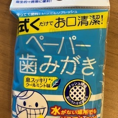 防災グッズ(防寒暴風アルミシート、ポンチョ、ペパー歯磨き)の画像