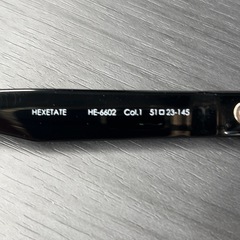 HYPE ヘキセテート ボストン メガネ　サングラス　HE-6602ブラックの画像
