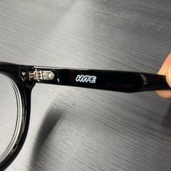 HYPE ヘキセテート ボストン メガネ　サングラス　HE-6602ブラックの画像